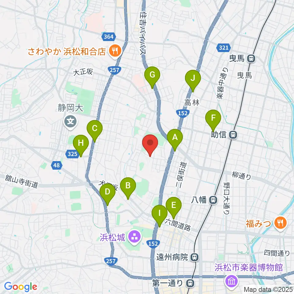 さくらギター教室周辺のコンビニエンスストア一覧地図