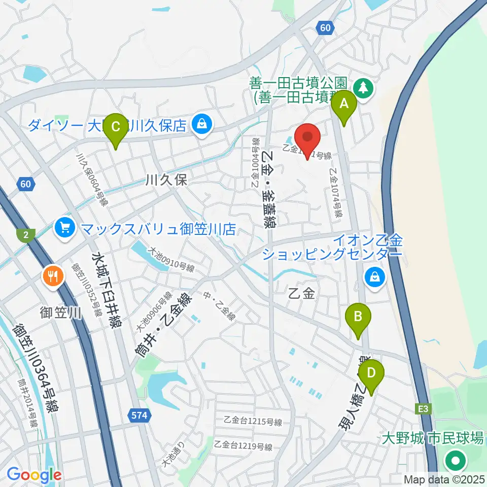 株式会社ピアノターミナルナカムラ周辺のコンビニエンスストア一覧地図