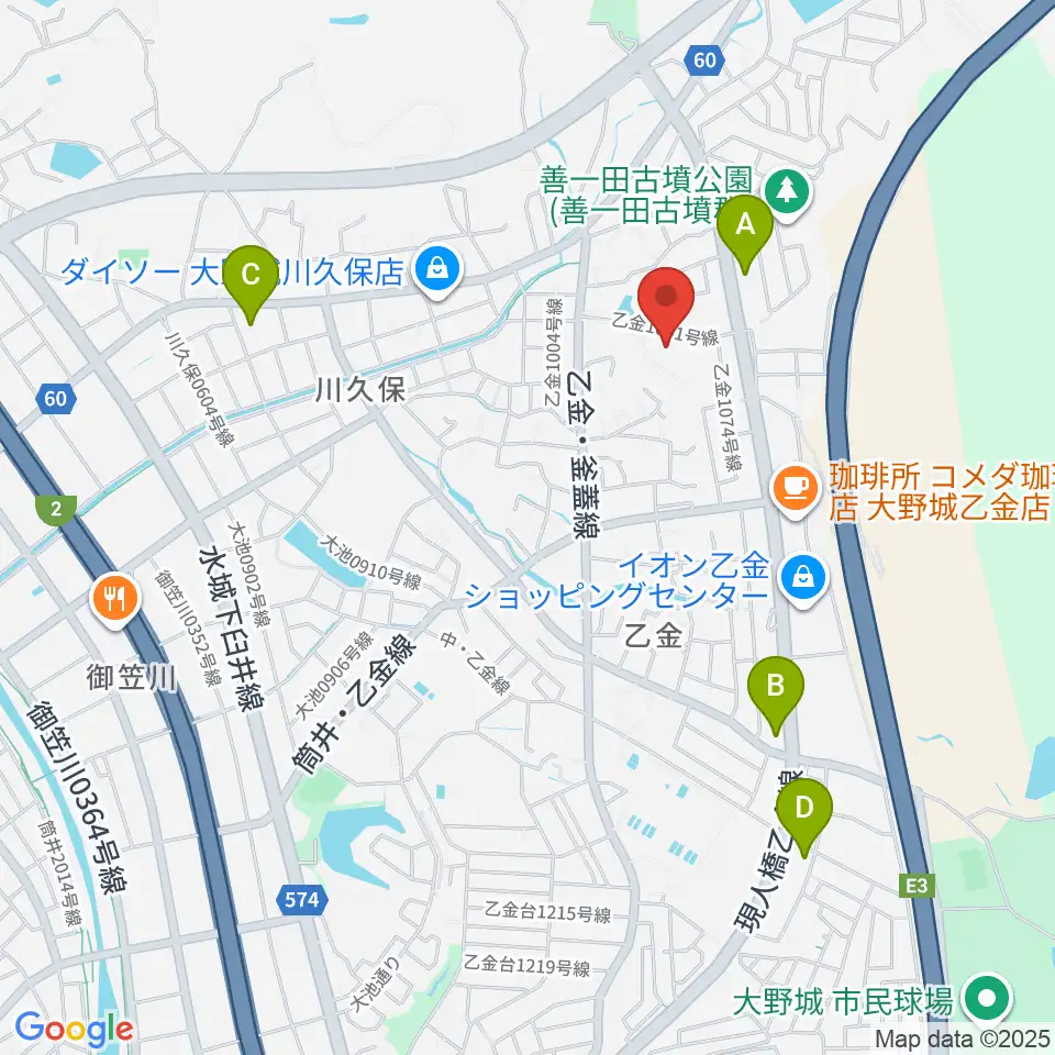 株式会社ピアノターミナルナカムラ周辺のコンビニエンスストア一覧地図