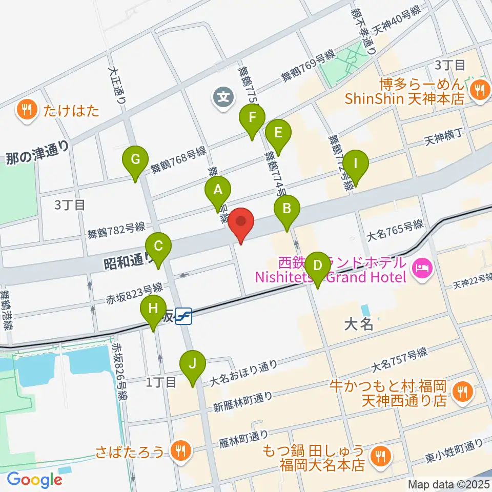 クレモナ楽器周辺のコンビニエンスストア一覧地図