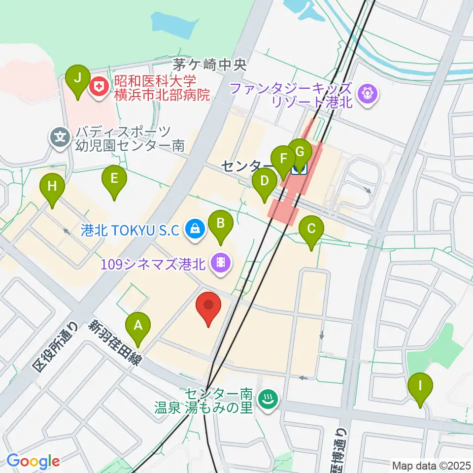 ホーリーアローズボーカルスクール周辺のコンビニエンスストア一覧地図