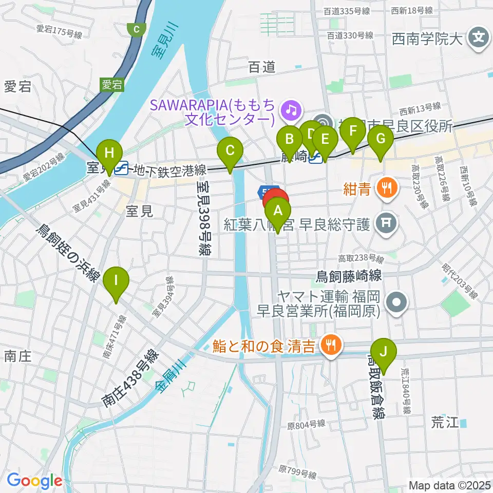 日本楽芸社 ピアノパーク周辺のコンビニエンスストア一覧地図