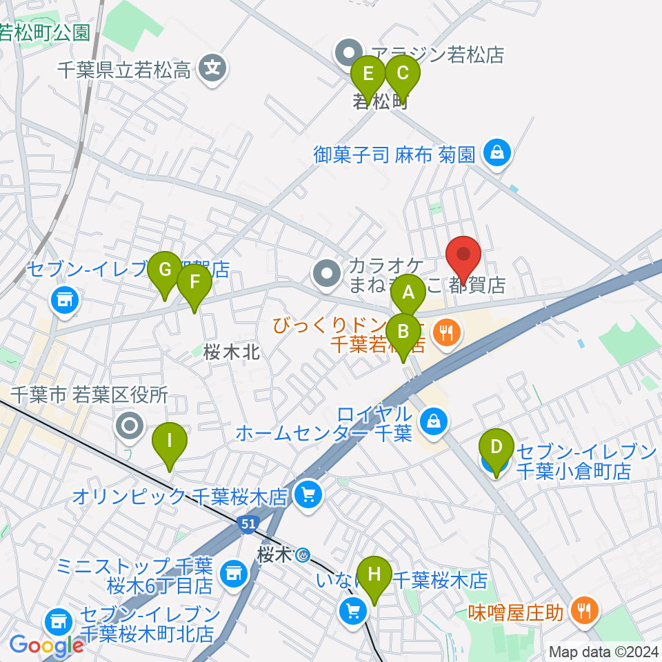 日本ピアノ運輸株式会社周辺のコンビニエンスストア一覧地図