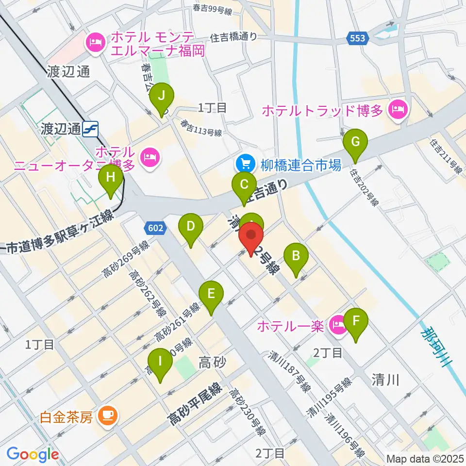キャバーンビート周辺のコンビニエンスストア一覧地図