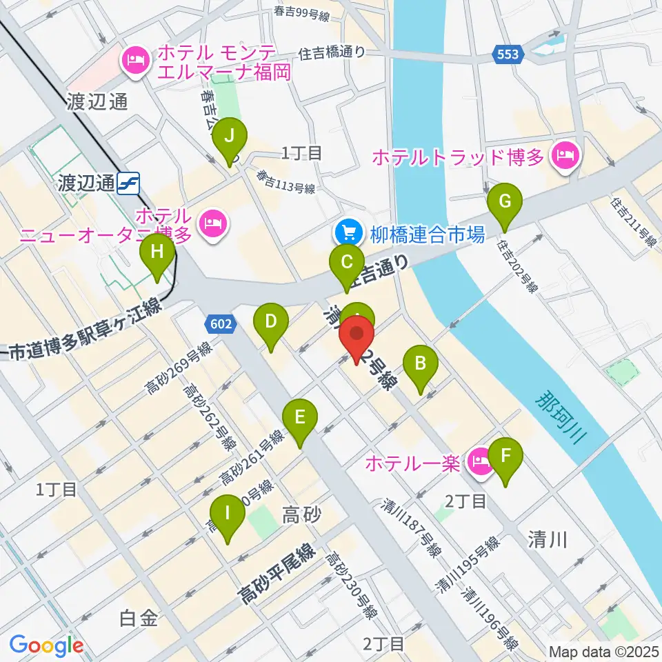 キャバーンビート周辺のコンビニエンスストア一覧地図