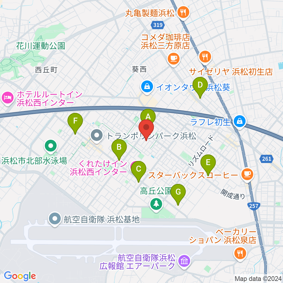 きたいち音楽教室周辺のコンビニエンスストア一覧地図