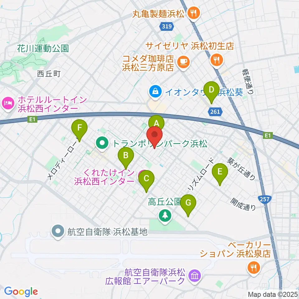 きたいち音楽教室周辺のコンビニエンスストア一覧地図