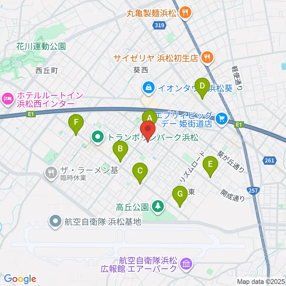 きたいち音楽教室周辺のコンビニエンスストア一覧地図