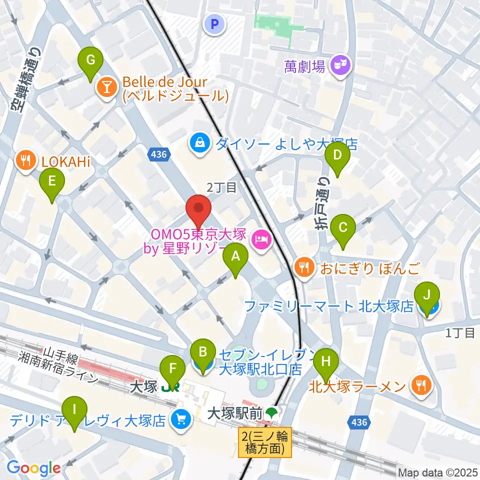 大塚Hearts+周辺のコンビニエンスストア一覧地図