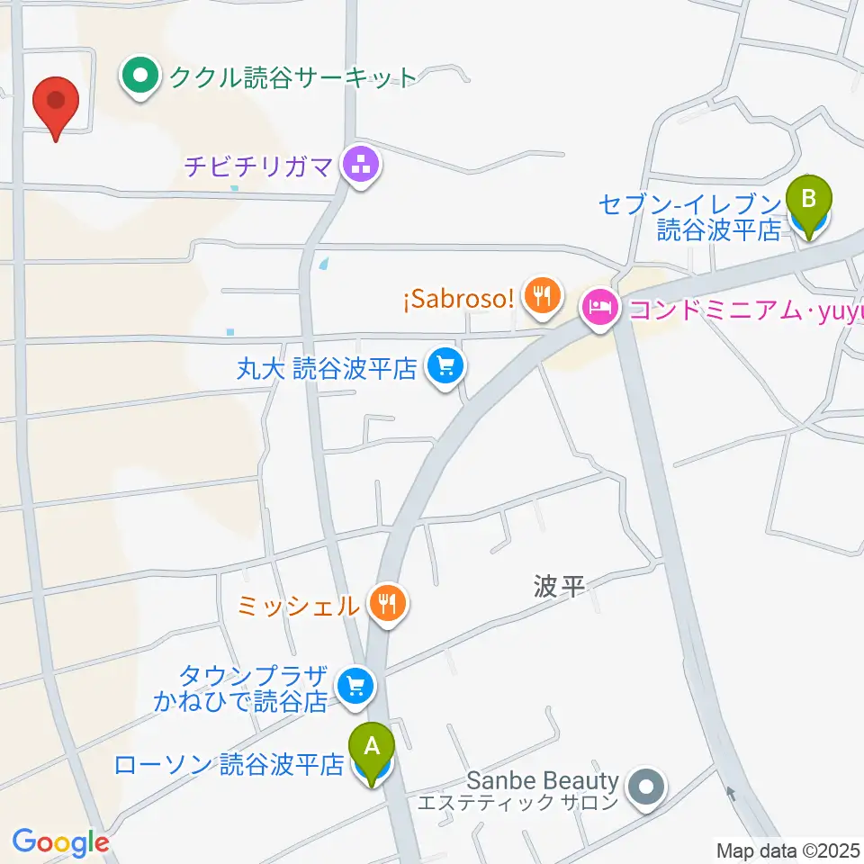 三線工房まちだ屋周辺のコンビニエンスストア一覧地図