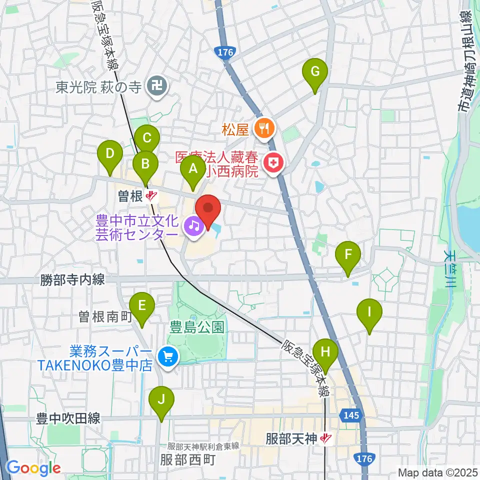 アクア文化ホール周辺のコンビニエンスストア一覧地図