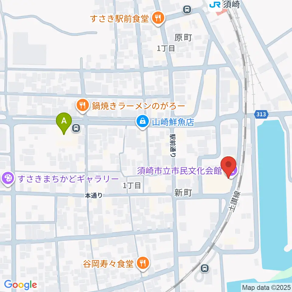 須崎市立市民文化会館周辺のコンビニエンスストア一覧地図