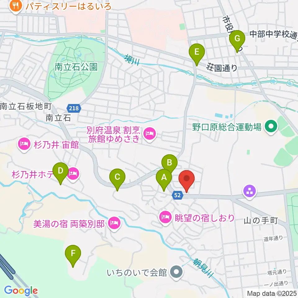 サンシティー音楽院周辺のコンビニエンスストア一覧地図
