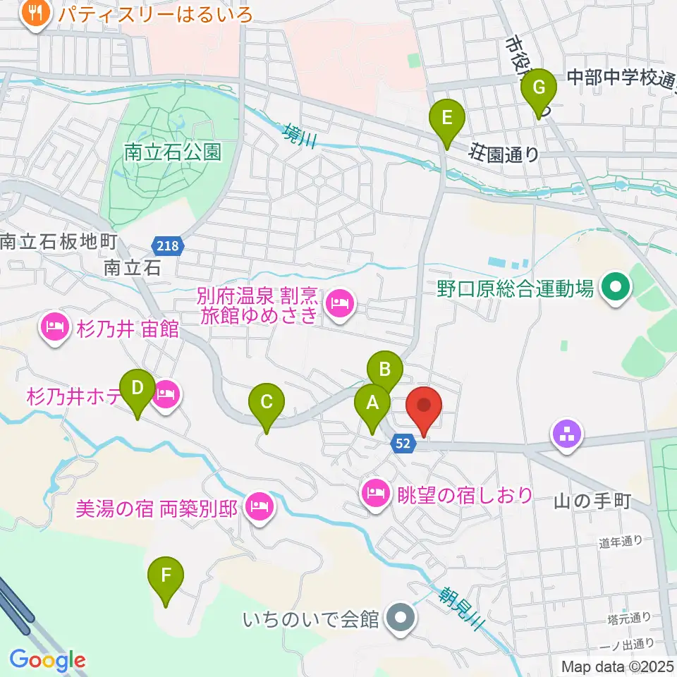 サンシティー音楽院周辺のコンビニエンスストア一覧地図