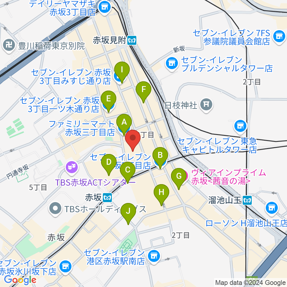 卑弥呼周辺のコンビニエンスストア一覧地図