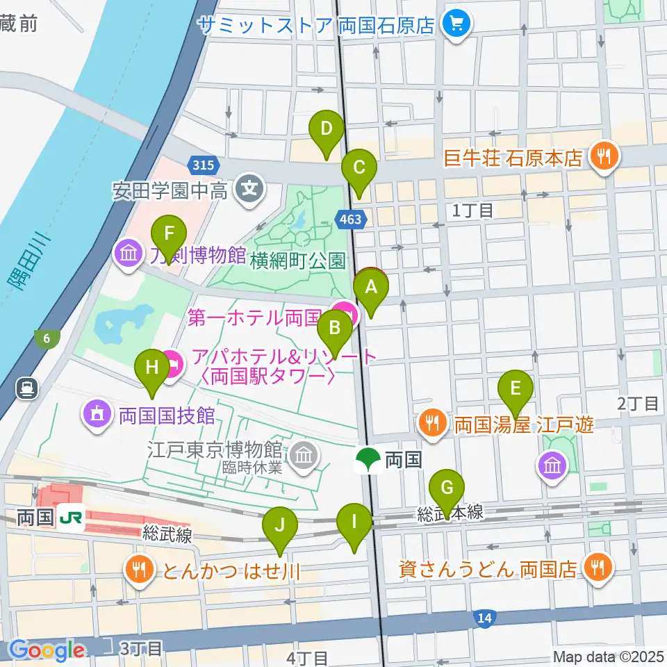 る・みゅう音楽教室周辺のコンビニエンスストア一覧地図