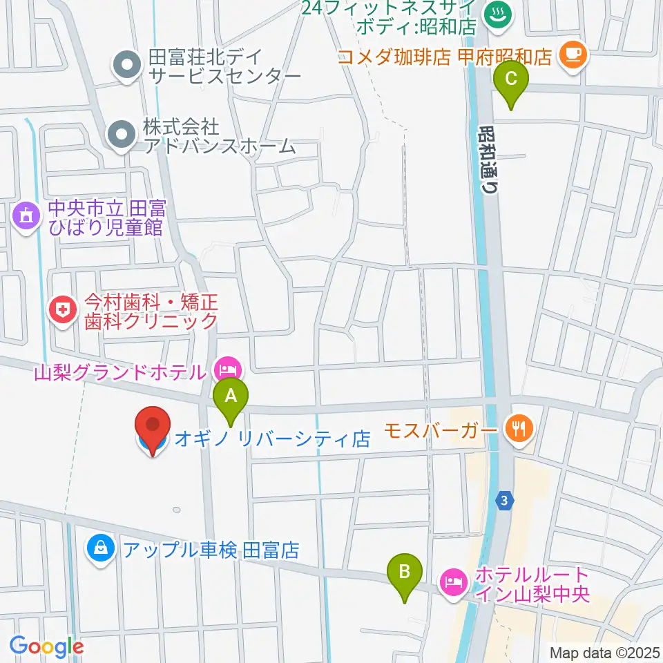 リバーシティーカルチャーセンター周辺のコンビニエンスストア一覧地図