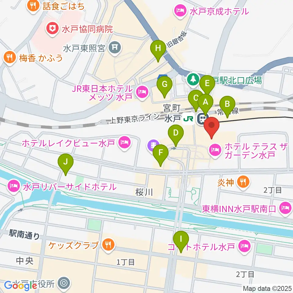 エクセルカルチャーセンター周辺のコンビニエンスストア一覧地図