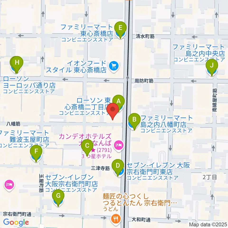 DOORS in HEAVEN周辺のコンビニエンスストア一覧地図
