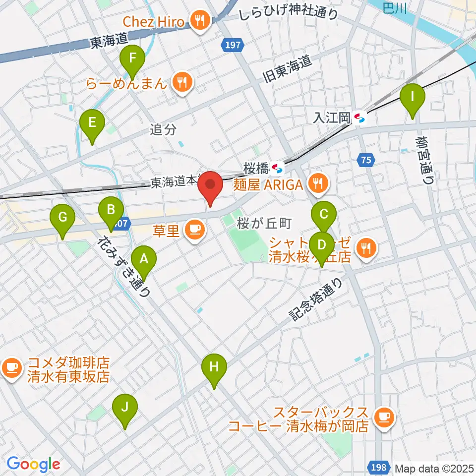 すみやグッディおとサロン清水春日周辺のコンビニエンスストア一覧地図