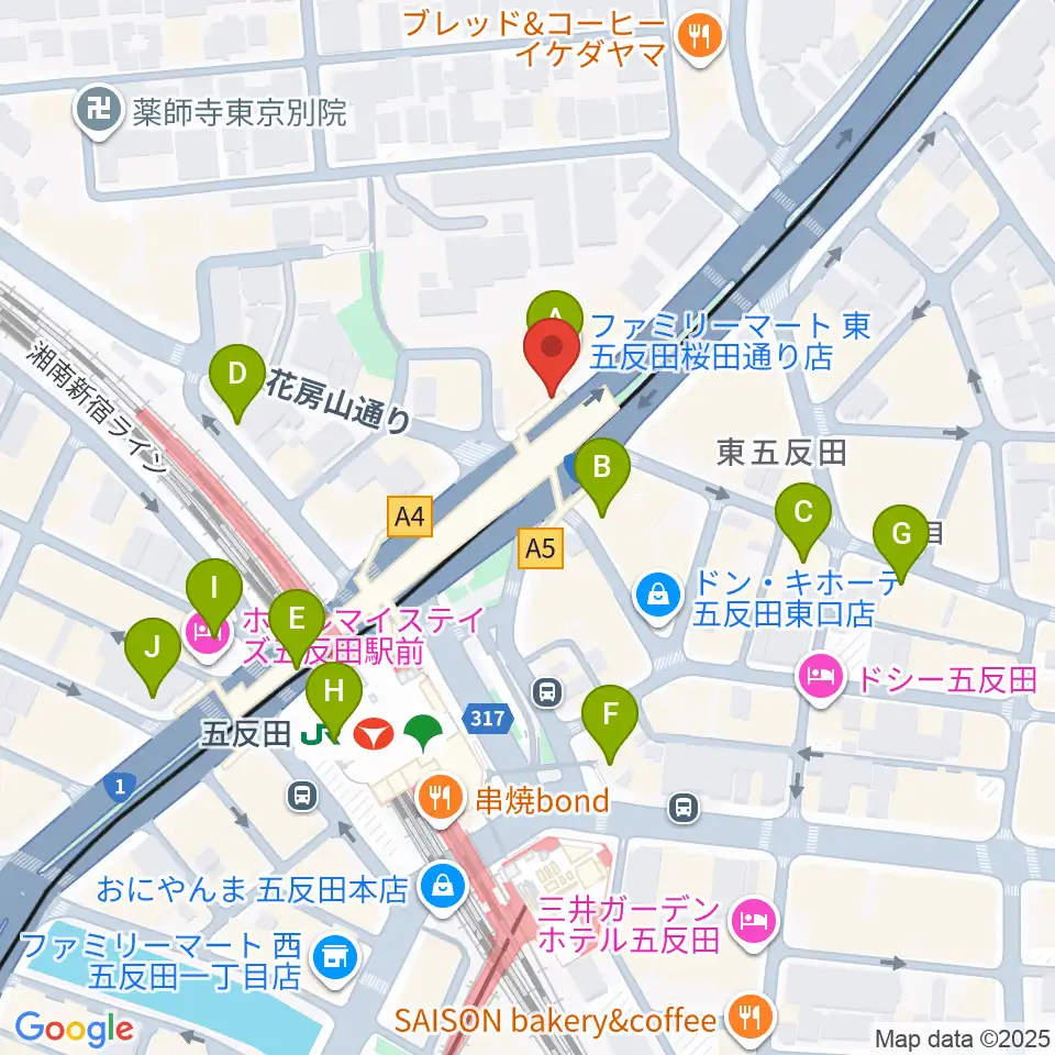 東京デザインセンター・ガレリアホール周辺のコンビニエンスストア一覧地図
