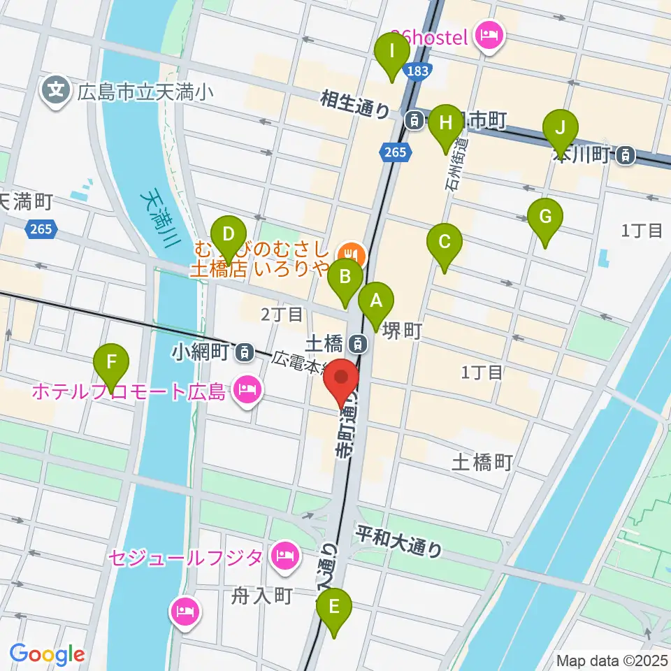 スタジオG周辺のコンビニエンスストア一覧地図