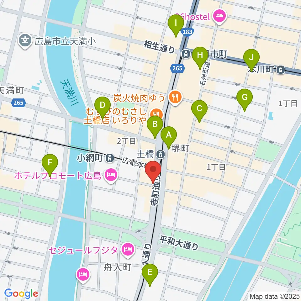 スタジオG周辺のコンビニエンスストア一覧地図