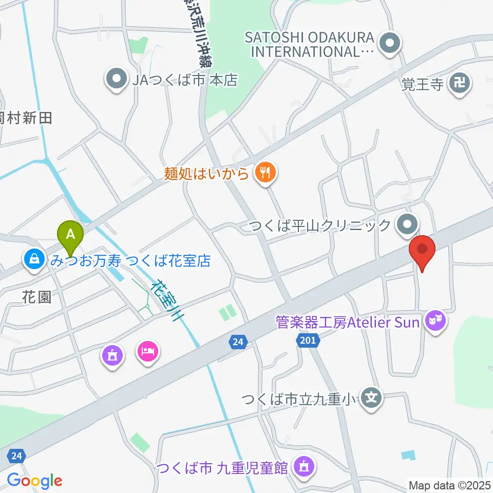 ミュージックプラント 花室スタジオ周辺のコンビニエンスストア一覧地図