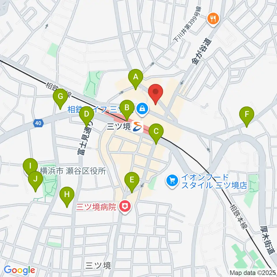 三ツ境カルチャーセンター周辺のコンビニエンスストア一覧地図