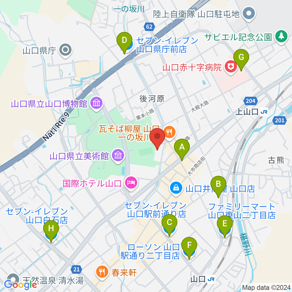 クリエイティブ・スペース赤れんが周辺のコンビニエンスストア一覧地図