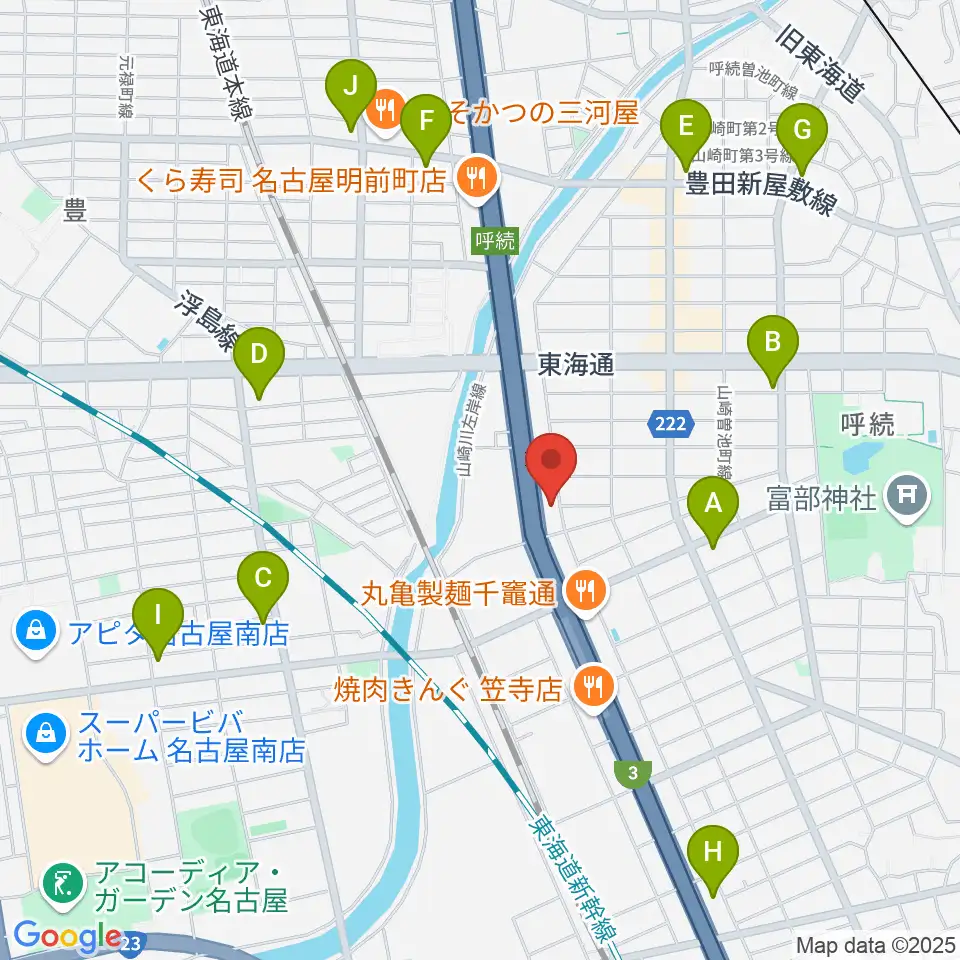 南文化小劇場周辺のコンビニエンスストア一覧地図