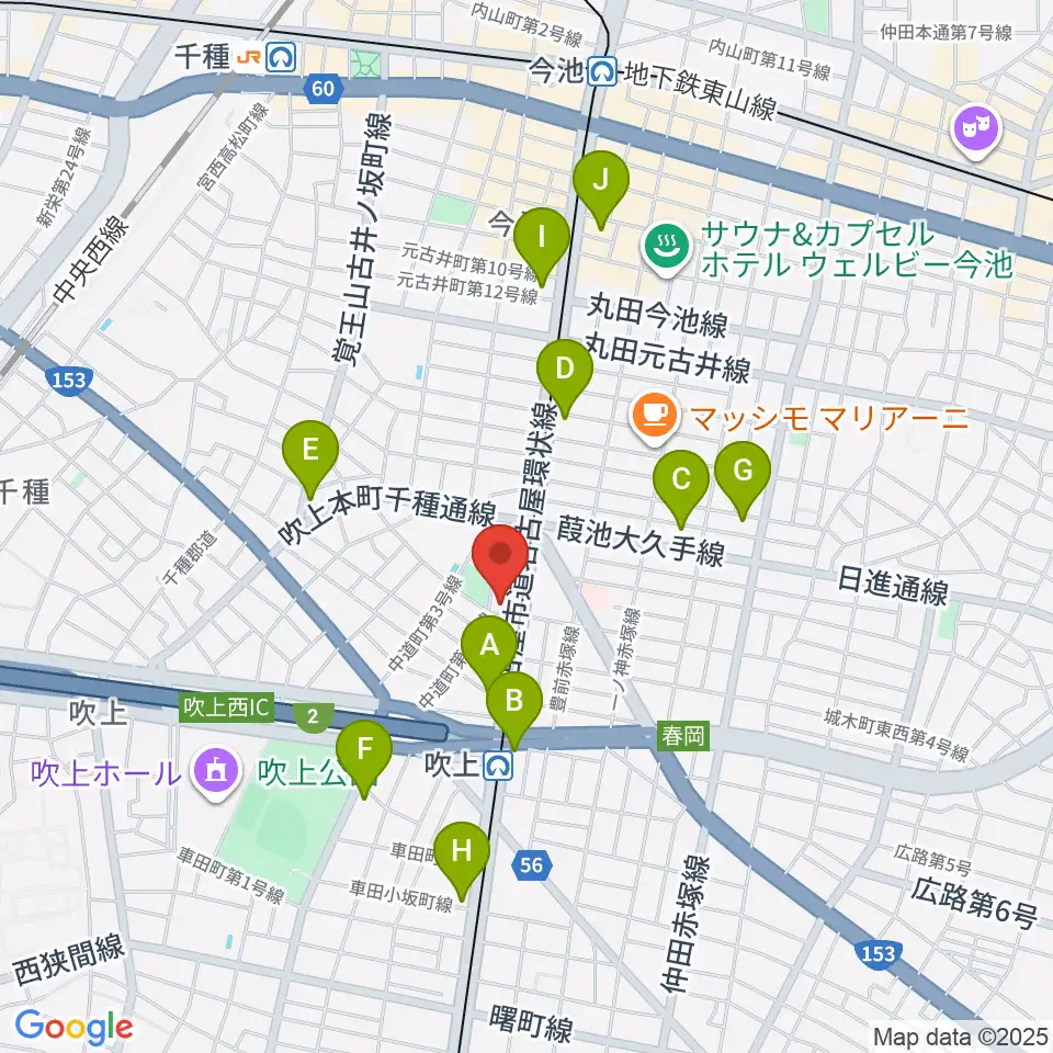 千種文化小劇場周辺のコンビニエンスストア一覧地図