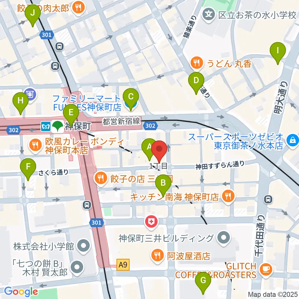 須賀楽器周辺のコンビニエンスストア一覧地図