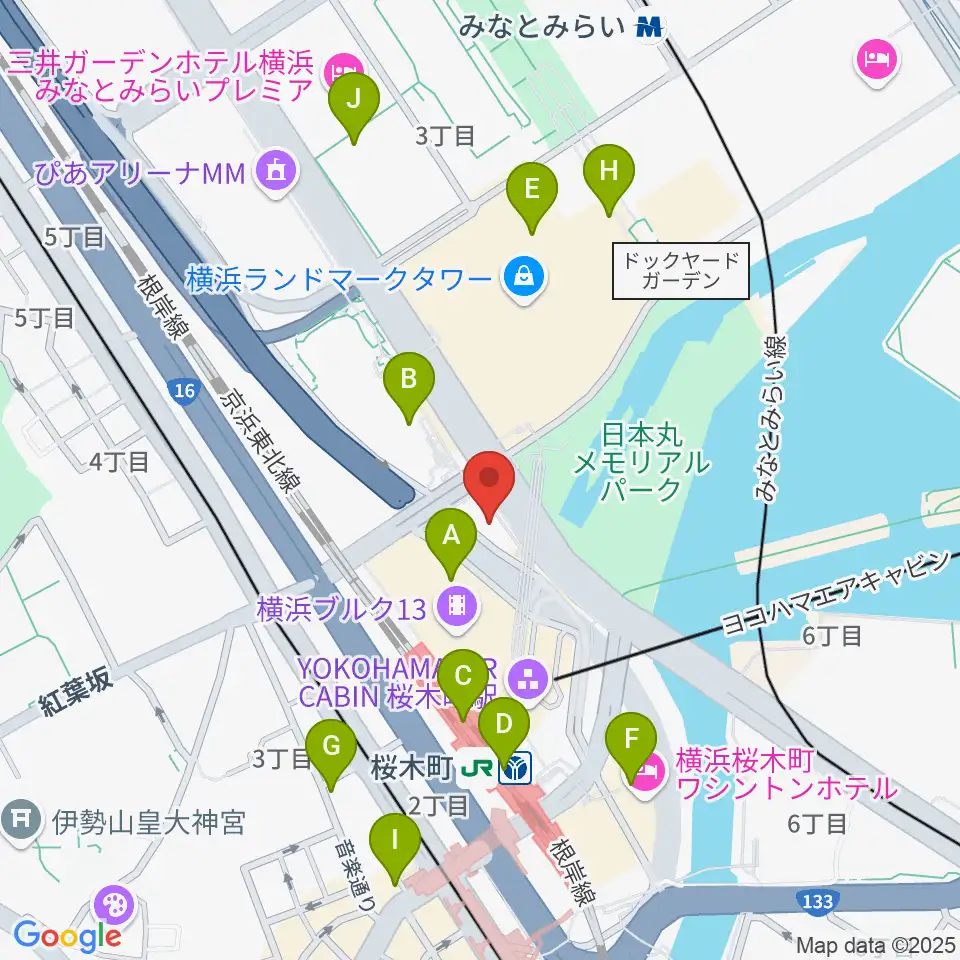 県民共済みらいホール周辺のコンビニエンスストア一覧地図