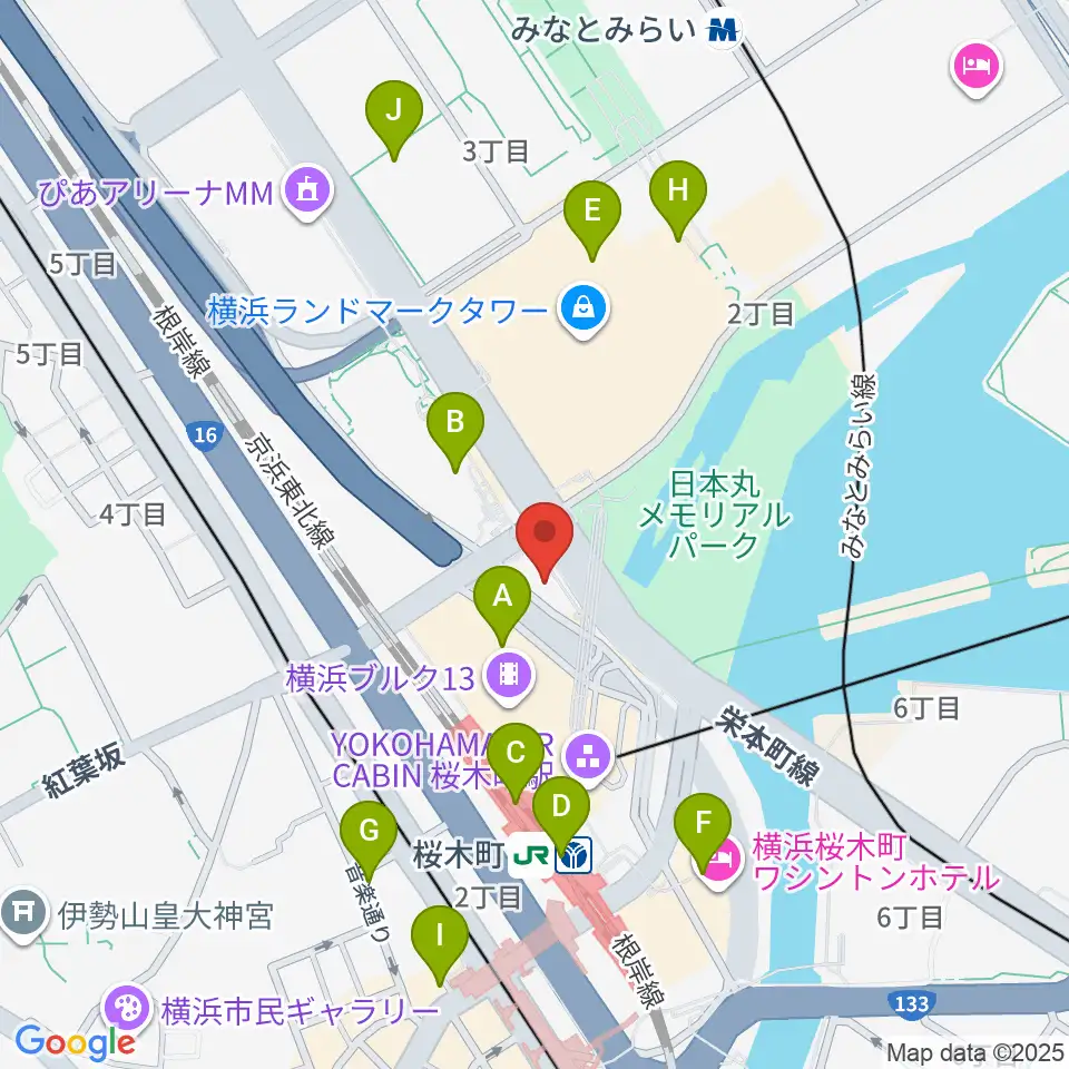 県民共済みらいホール周辺のコンビニエンスストア一覧地図