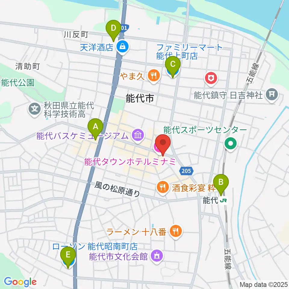 アサヒ楽器周辺のコンビニエンスストア一覧地図