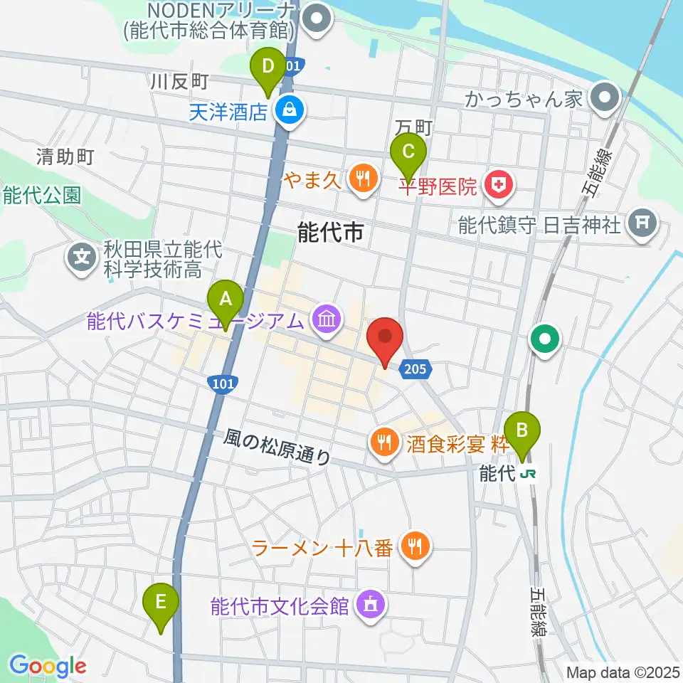 アサヒ楽器周辺のコンビニエンスストア一覧地図