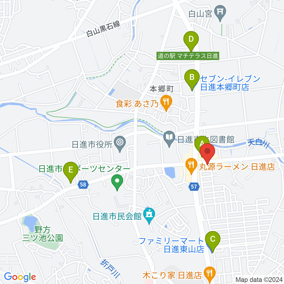 J’z Studio West周辺のコンビニエンスストア一覧地図