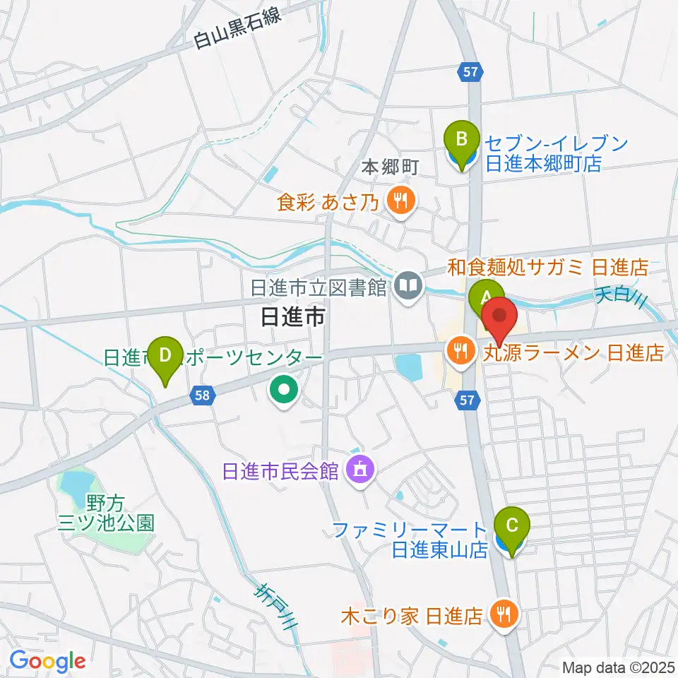 J’z Studio West周辺のコンビニエンスストア一覧地図