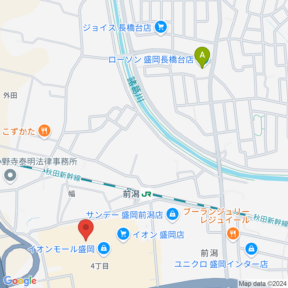 東山堂 MER♪T（メルト）周辺のコンビニエンスストア一覧地図