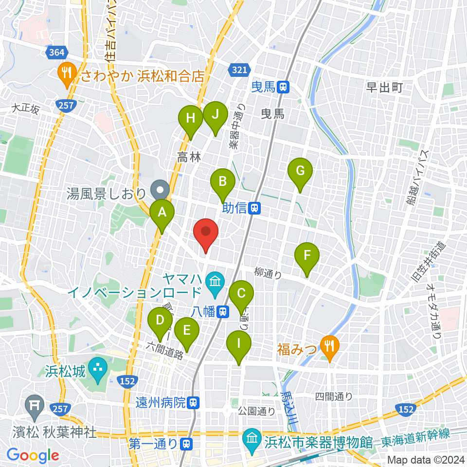 森といずみ周辺のコンビニエンスストア一覧地図