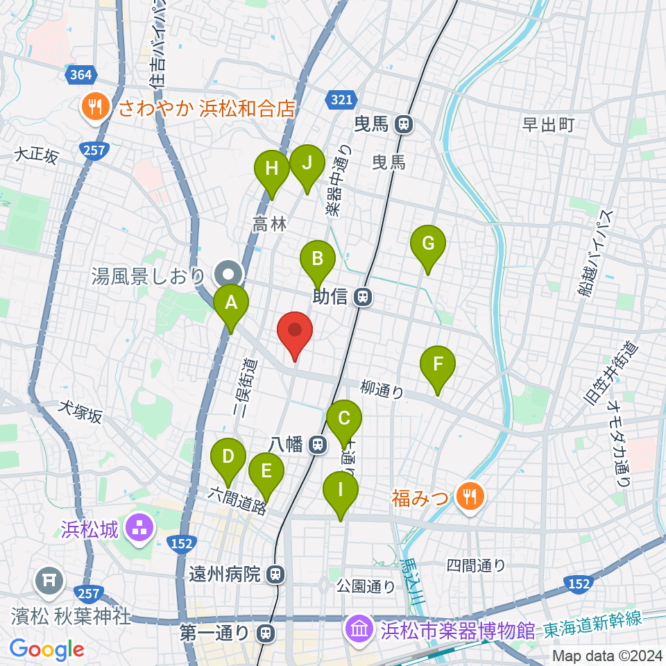 森といずみ周辺のコンビニエンスストア一覧地図