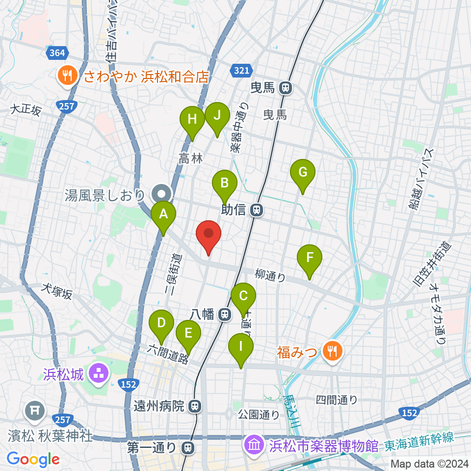 森といずみ周辺のコンビニエンスストア一覧地図