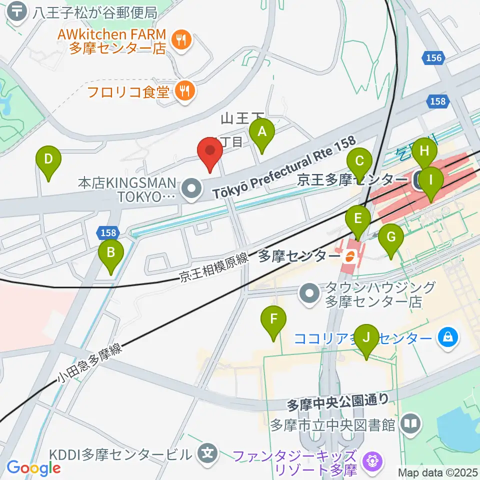 スタジオAnida周辺のコンビニエンスストア一覧地図
