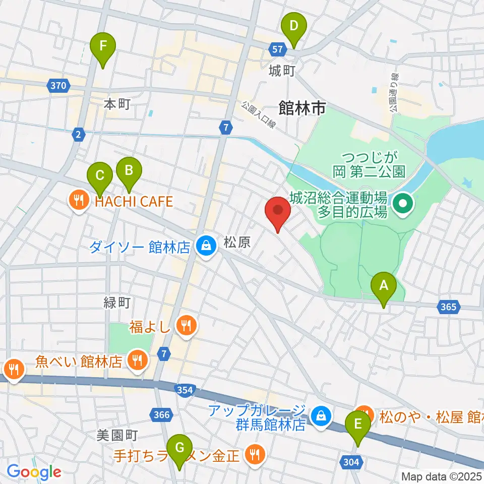 オトワ楽器 ハミングパーク松原周辺のコンビニエンスストア一覧地図