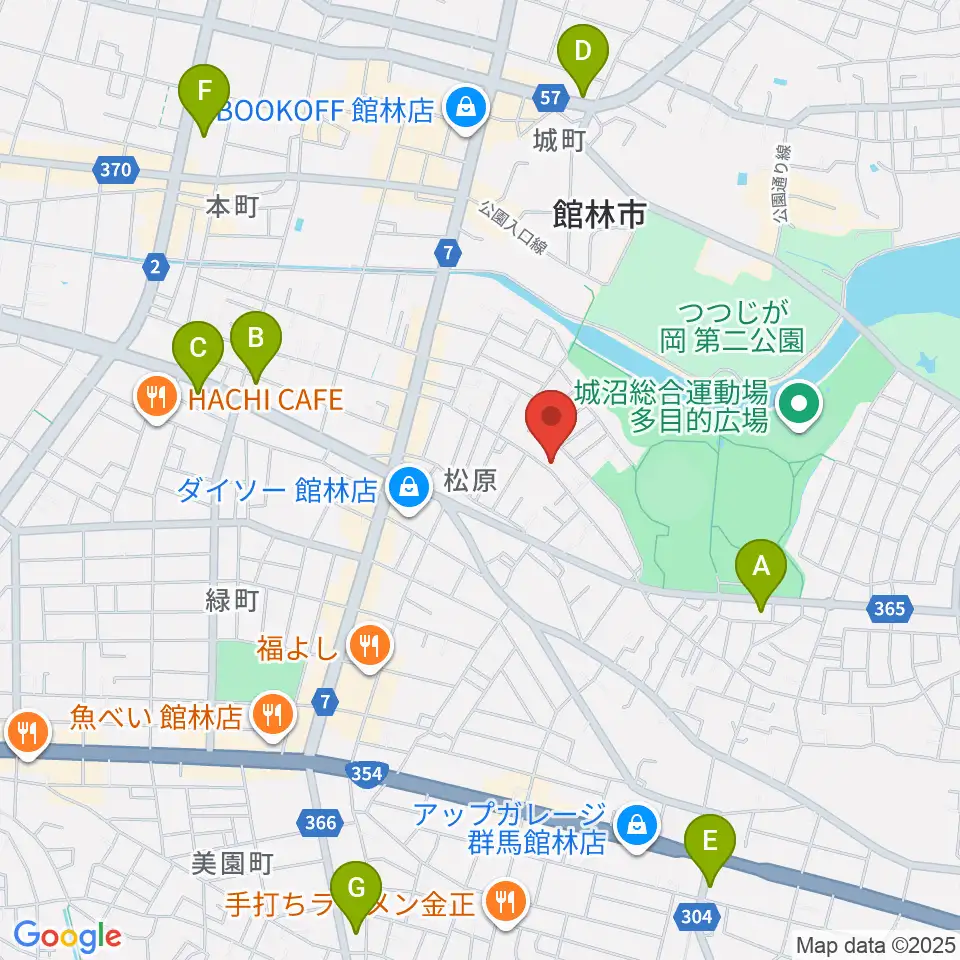 オトワ楽器 ハミングパーク松原周辺のコンビニエンスストア一覧地図
