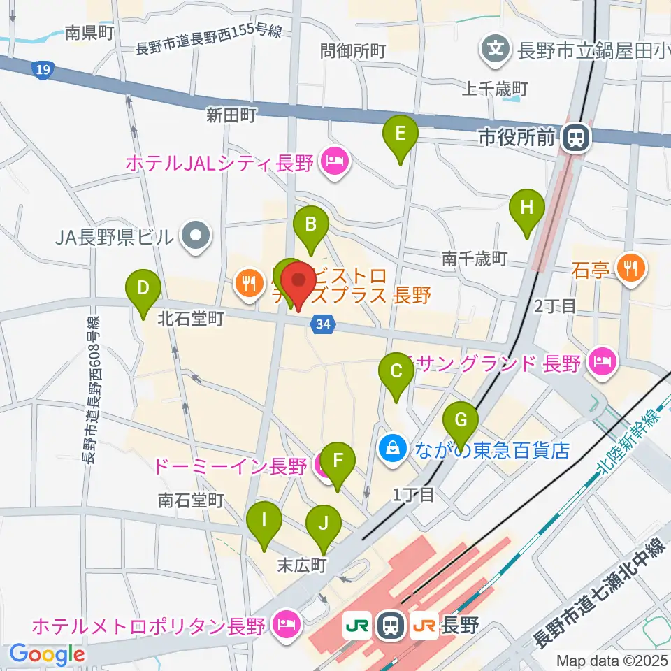 INDIA live the SKY周辺のコンビニエンスストア一覧地図