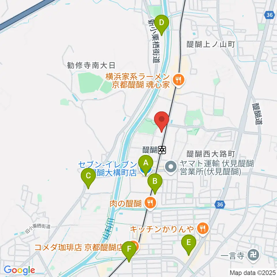 JEUGIA ダイゴセンター周辺のコンビニエンスストア一覧地図