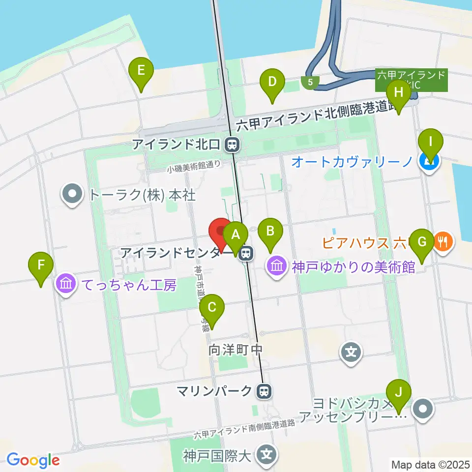 神戸ファッションマート周辺のコンビニエンスストア一覧地図