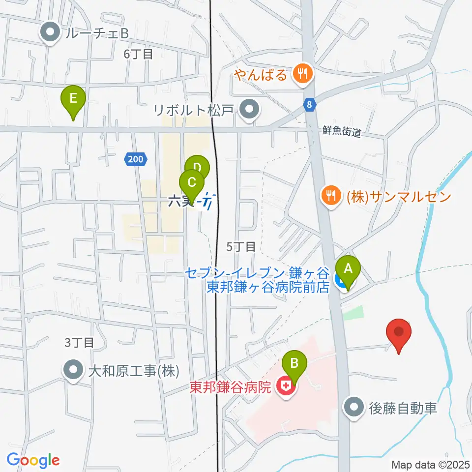 三好ギター教室周辺のコンビニエンスストア一覧地図